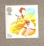Stamps United Kingdom -  Deportes practicados por mujeres