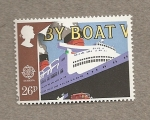 Stamps United Kingdom -  Por barco