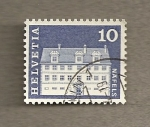 Stamps : Europe : Switzerland :  Casa grande