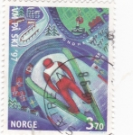 Sellos de Europa - Noruega -  TRONDHELM-97 SKI