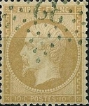 Stamps : Europe : France :  Napoléon III
