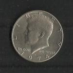 monedas del Mundo : America : Estados_Unidos :  Kennedy / Anverso.