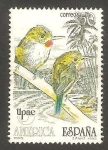 Sellos de Europa - Espa�a -  3083 - Upae América, ave coraciforme, todi