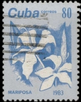 Stamps Cuba -  mariposa
