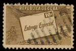Sellos de America - Cuba -  ENTREGA ESPECIAL