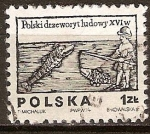 Sellos de Europa - Polonia -  Diseños de grabados en madera del siglo 16.