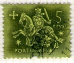 Sellos del Mundo : Europa : Portugal : 26 Caballero medieval