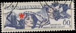 Stamps Czechoslovakia -  MINUVE HNUTIE