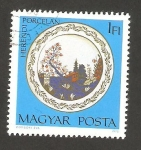 Stamps Hungary -  2260 - Porcelana de Herend, un plato