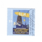 Stamps Germany -  Exposicion aereonautica Frankfurt 1909