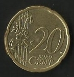 monedas de Europa - Austria -  MONEDA AUSTRIA - EURO CENT (FRONTAL)