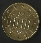 monedas del Mundo : Europa : Alemania :  MONEDA ALEMANIA - EURO CENT (POSTERIOR)