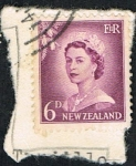 Stamps New Zealand -  THE QUEEN