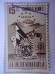 Stamps Venezuela -  E.E.U.U de Venezuela- Estado: Aragua- Escudo