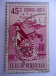 Stamps Venezuela -  E.E.U.U de Venezuela- Estado: Aragua- Escudo