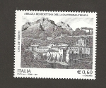 Stamps Italy -  Absdía benedictina de la Santísima Trinidad