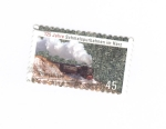 Stamps Germany -  125 años de ferrocarriles de via estrecha en Harz