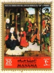 Stamps Asia - Qatar -  3 MANAMA. Pinacoteca ee Municha