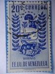 Stamps Venezuela -  E.E.U.U de Venezuela-Estado Barinas- Escudo
