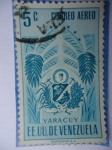 Stamps Venezuela -  E.E.U.U de Venezuela- Estado: Yaracuy- Escudo