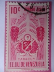 Stamps Venezuela -  E.E.U.U de Venezuela- Estado: Yaracuy- Escudo