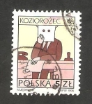 Stamps Poland -  3373 - Acuario, signo del Zodiaco