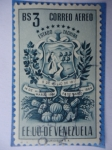 Stamps Venezuela -  E.E.U.U de Venezuela- Estado: Tachira- Escudo