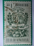 Stamps Venezuela -  E.E.U.U de Venezuela- Estado: Tachira- Escudo