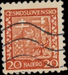Sellos de Europa - Checoslovaquia -  Escudo 