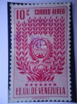 Stamps Venezuela -  E.E.U.U de Venezuela- Estado: Trujillo- Escudo