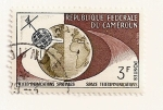 Stamps : Africa : Cameroon :  Satelite Telecomunicaciones