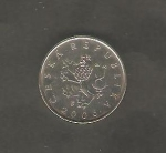 monedas de Europa - Rep�blica Checa -  León rampante