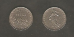 monedas de Europa - Francia -  Sembradora