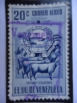 Stamps Venezuela -  E.E.U.U de Venezuela- Estado: Cojedes- Escudo