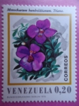 Stamps Venezuela -  Flora Venezolana- Monochaetum humboldtianum. Triana