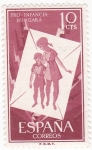 Stamps Spain -  Pro infancia húngara    (1)