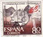 Stamps Spain -  San Sebastian- Conmemoraciones Centenarias   (1)