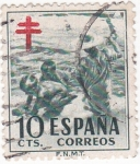 Stamps : Europe : Spain :  Pro Tuberculosos  (1) 