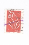 Stamps France -  Marianne (Lamouche)