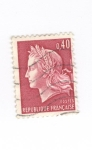 Stamps France -  Marianne (Cheffer)