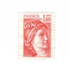 Stamps France -  Marianne/Sabine