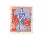 Stamps France -  La Marianne a la nef