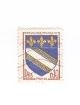 Stamps France -  Escudo de Troyes