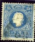 Stamps Austria -  Francisco Jose I