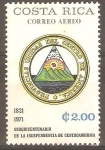 Stamps Costa Rica -  ESCUDO  NACIONAL  DE  COSTA  RICA