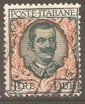 Sellos de Europa - Italia -  REY  VICTOR  EMMANUEL   III