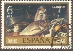Stamps Spain -  BESUGO  Y  NARANJAS.  PINTURA  DE  LUIS  EUGENIO  MENÈNDEZ.