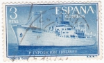 Sellos de Europa - Espaa -  Exposición flotante en el buque 