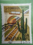 Stamps Venezuela -  Año Centenario del Ministerio de fomento 1863-1963
