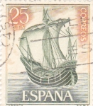 Stamps Spain -  Carraca -Homenaje a la marina Española  (1)